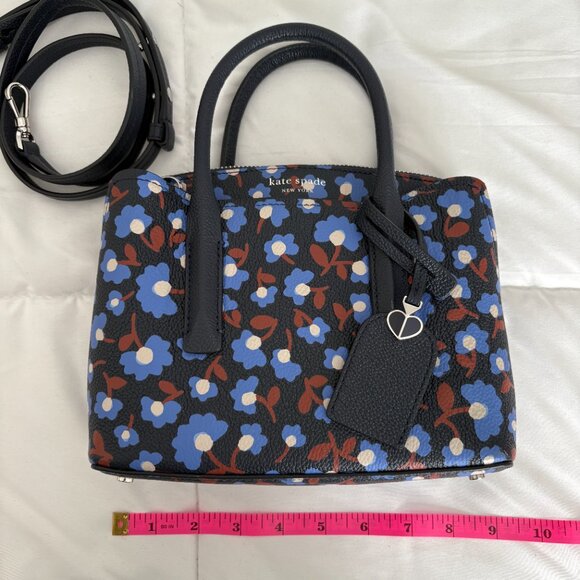 Kate Spade New York Margaux Party Floral Satchel Small Crossbody - Picture 8 of 12